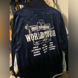 True religion Velour Track Suit Jacket